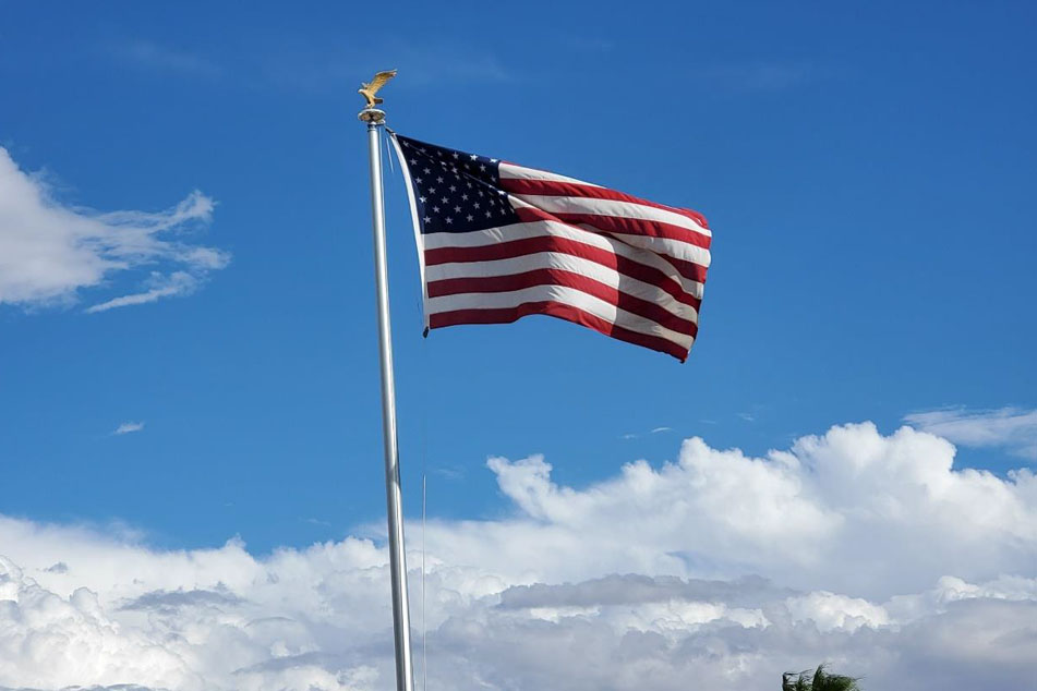 Flag Poles For Our Fallen Heroes